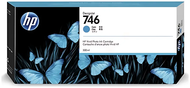 HP 746 Cyan Tintenpatrone