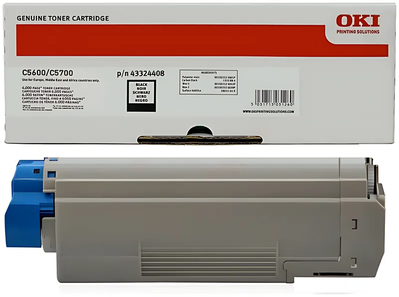 OKI 43324408 Toner schwarz, 6.000 Seiten/5%