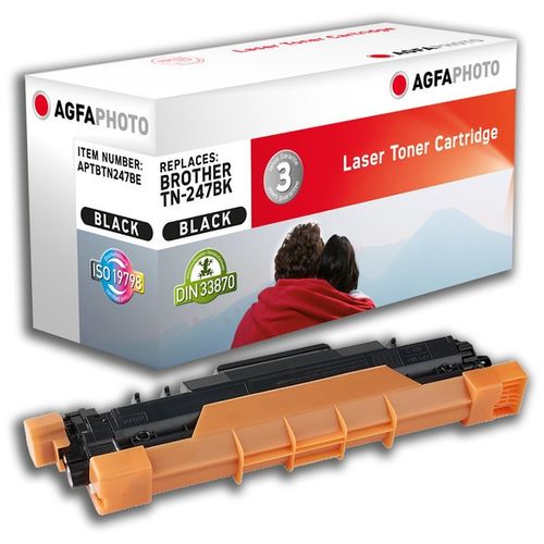 AgfaPhoto APTBTN247BE Toner-Kit schwarz, 3.000 Seiten 70 Gramm (ersetzt Brother TN247BK)