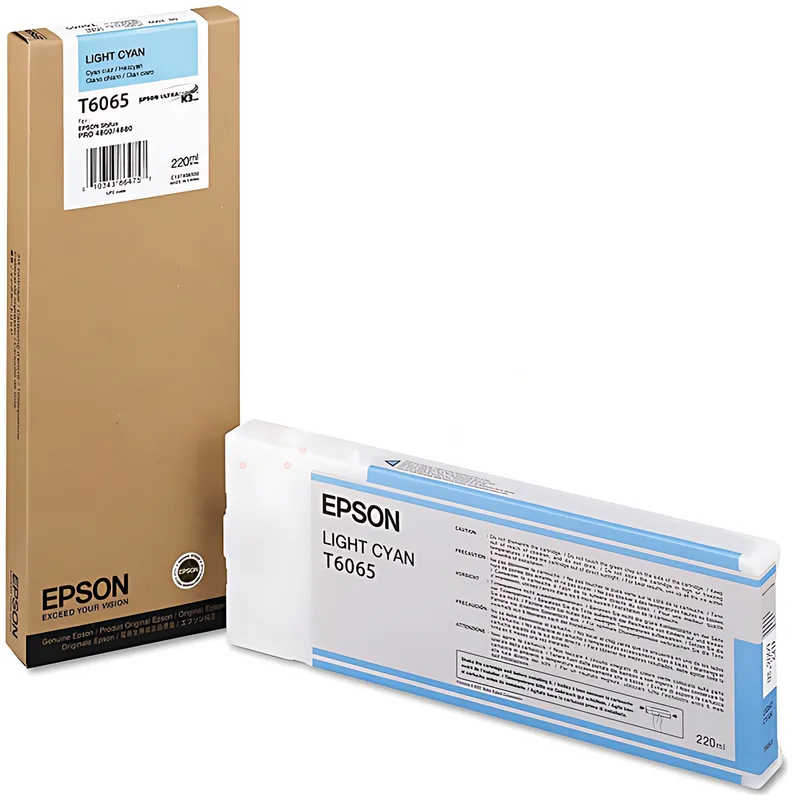 Epson C13T606500/T6065 Tintenpatrone cyan hell 220ml