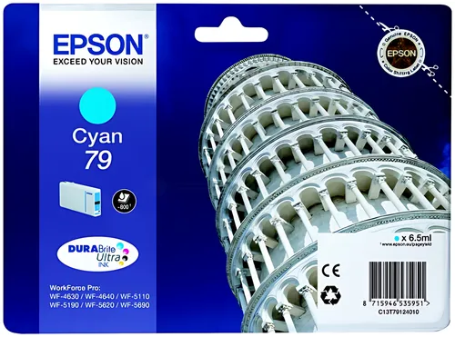 Epson C13T79124010/79 Tintenpatrone cyan, 800 Seiten 6.5ml