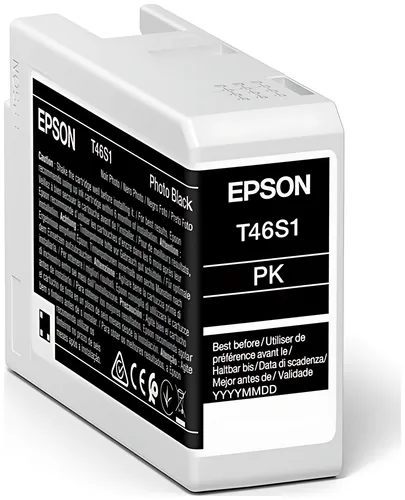 Epson C13T46S100/T46S1 Tintenpatrone schwarz 25ml