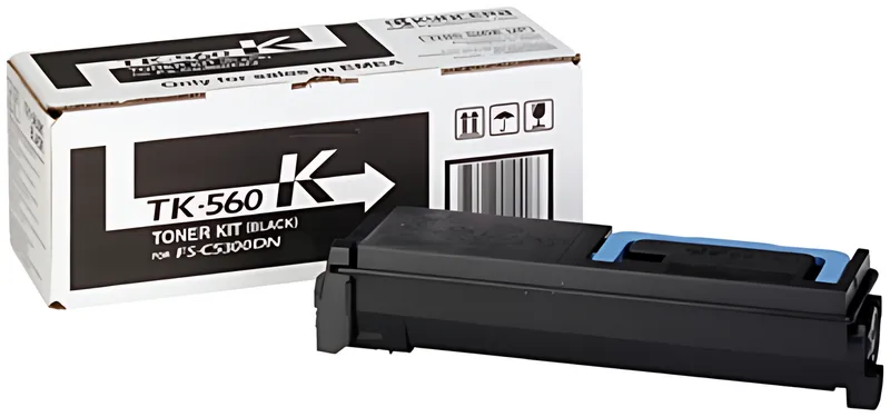 Kyocera 1T02HN0EU0/TK-560K Toner schwarz, 12.000 Seiten ISO/IEC 19798