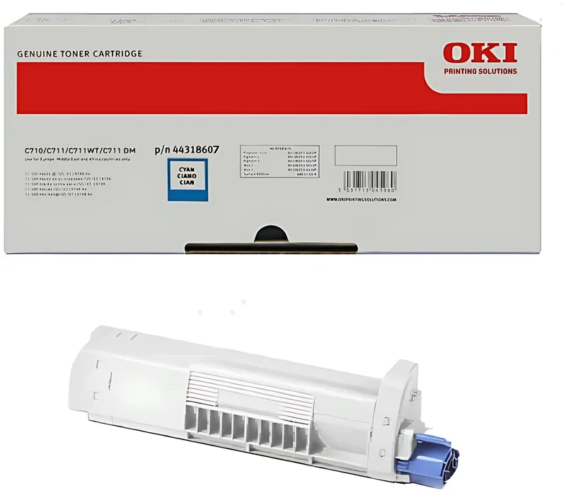 OKI 44318607 Toner cyan, 11.500 Seiten ISO/IEC 19798