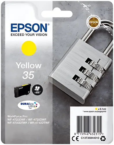 Epson C13T35844010/35 Tintenpatrone gelb, 650 Seiten 9,1ml