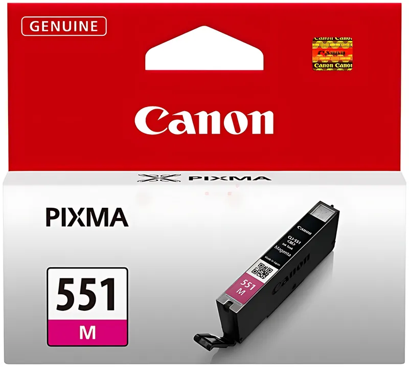 Canon 6510B001/CLI-551M Tintenpatrone magenta, 319 Seiten ISO/IEC 24711 132 Fotos 7ml