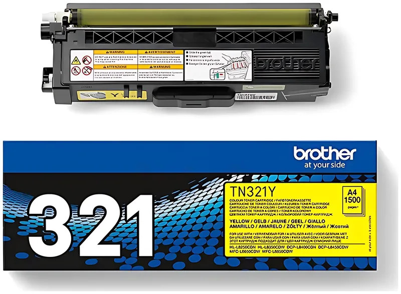 Brother TN-321Y Toner-Kit gelb, 1.500 Seiten ISO/IEC 19798
