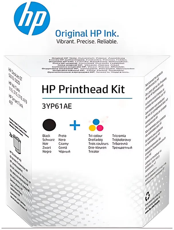 HP 3YP61AE/GT52 Druckkopf Multipack schwarz + CMY VE=2