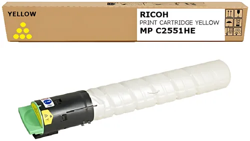 Ricoh 842062/TYPE MPC2551HE Toner gelb, 9.500 Seiten