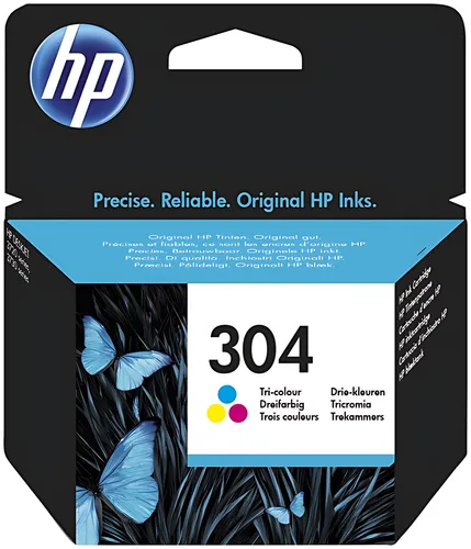 HP N9K05AE/304 Druckkopfpatrone color, 100 Seiten/5% 2ml