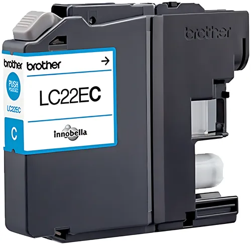 Brother LC-22EC Tintenpatrone cyan, 1.200 Seiten ISO/IEC 24711 11,8ml