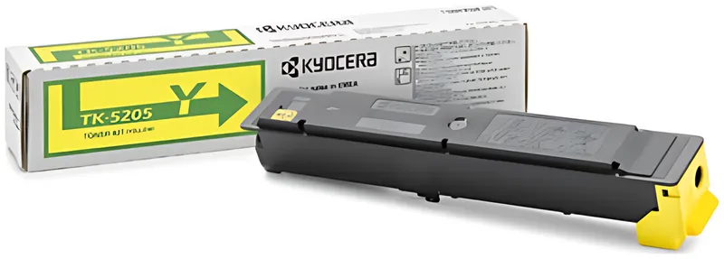 Kyocera 1T02R5ANL0/TK-5205Y Toner-Kit gelb, 12.000 Seiten ISO/IEC 19798