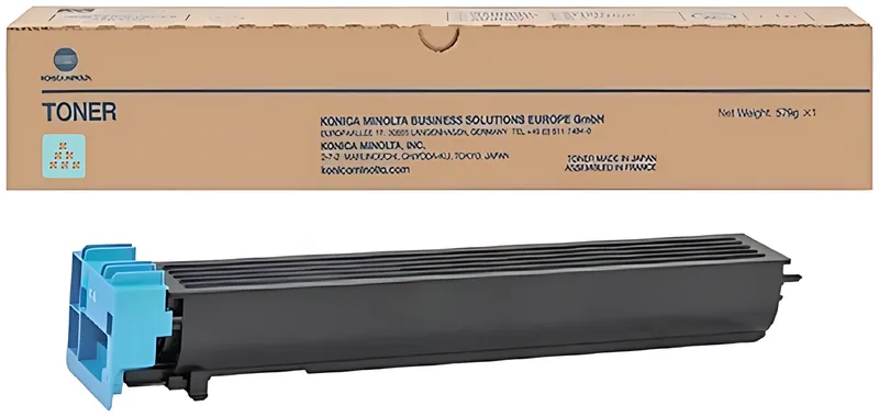 Konica Minolta A0TM450/TN-613C Toner cyan, 30.000 Seiten