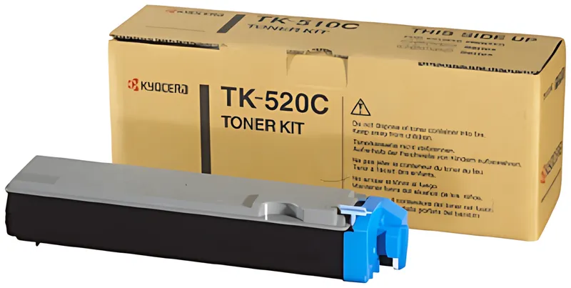 Kyocera 1T02HJCEU0/TK-520C Toner-Kit cyan, 4.000 Seiten/5%