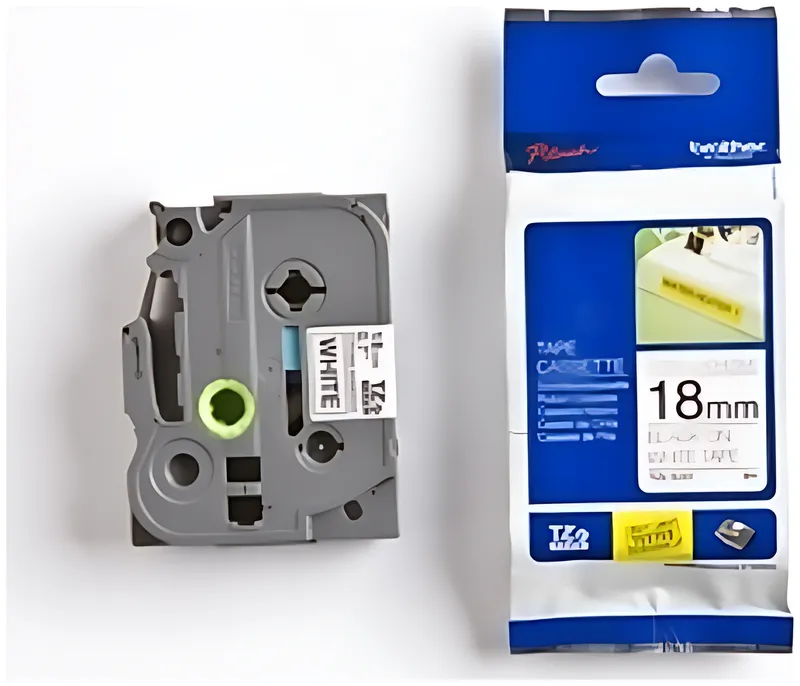 Brother TZE-S241 DirectLabel schwarz auf weiss extra stark Laminat 18mm x 8m