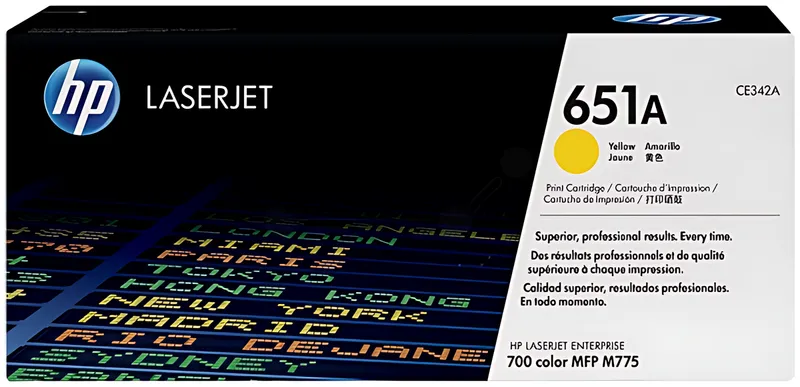 HP CE342A/651A Tonerkartusche gelb, 16.000 Seiten ISO/IEC 19798