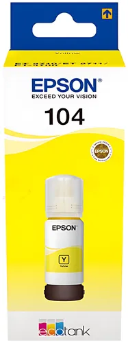 Epson C13T00P440/104 Tintenflasche gelb, 7.500 Seiten 65ml