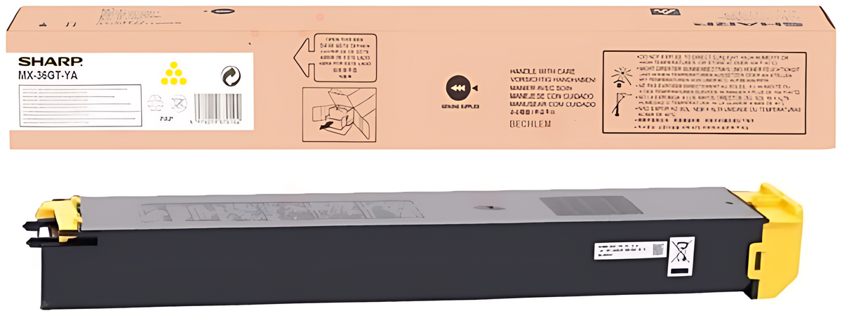 Sharp MX-36GTYA Toner gelb, 15.000 Seiten ISO/IEC 19752