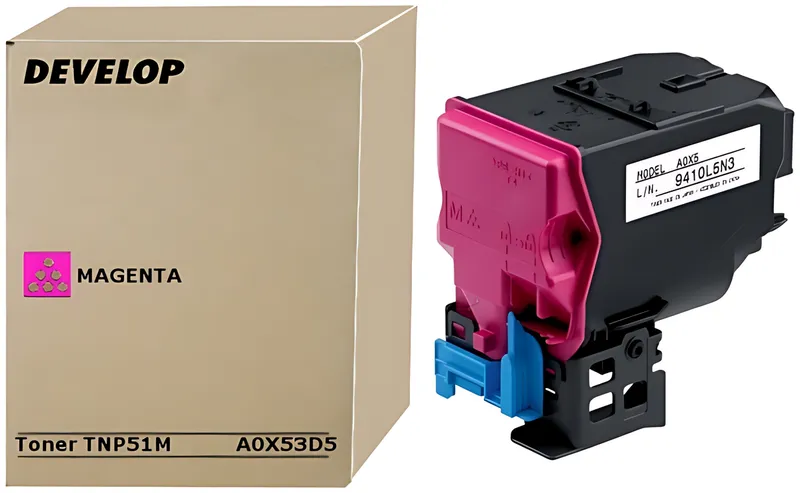 Develop A0X53D5/TNP-51M Toner-Kit magenta, 5.000 Seiten