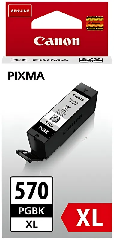 Canon 0318C006/PGI-570PGBKXL Tintenpatrone schwarz High-Capacity pigmentiert Blister, 500 Seiten 22ml