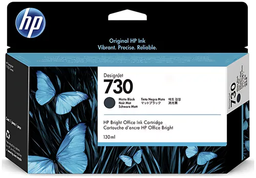 HP P2V65A/730 Tintenpatrone schwarz matt 130ml