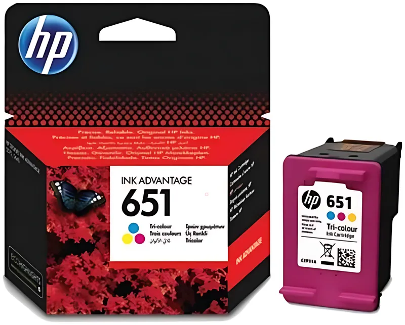 HP C2P11AE/651 Druckkopfpatrone color, 300 Seiten