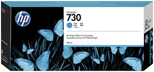 HP P2V68A/730 Tintenpatrone cyan 300ml
