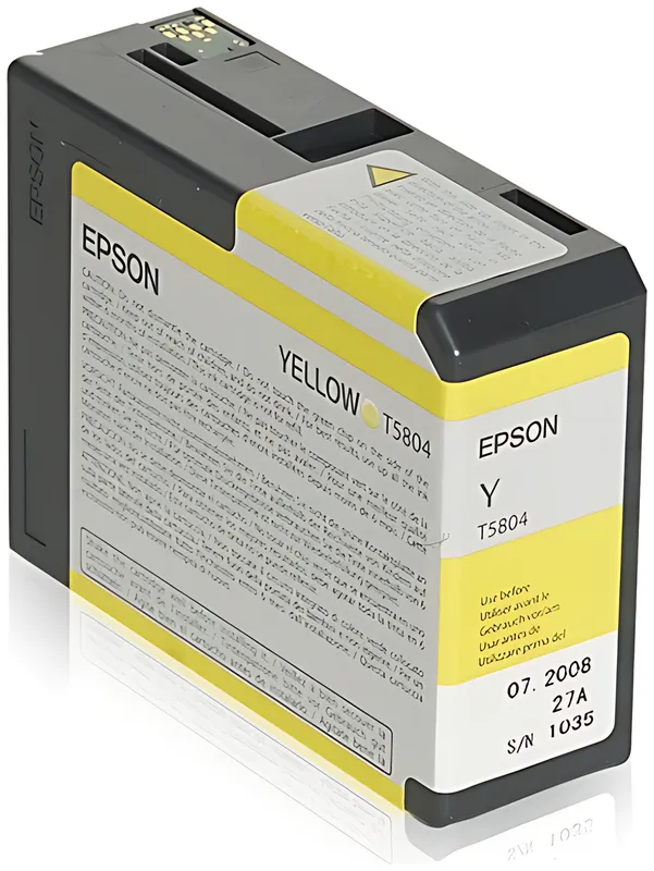 Epson C13T580400/T5804 Tintenpatrone gelb 80ml