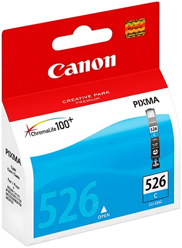 Canon 4541B001/CLI-526C Tintenpatrone cyan, 462 Seiten ISO/IEC 24711 9ml
