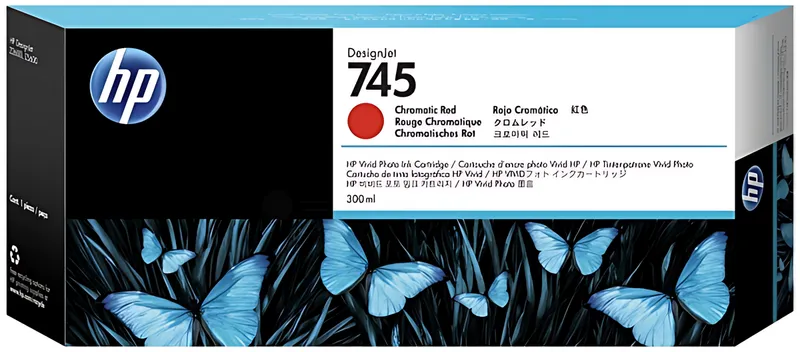 HP 745 F9K06A Rot