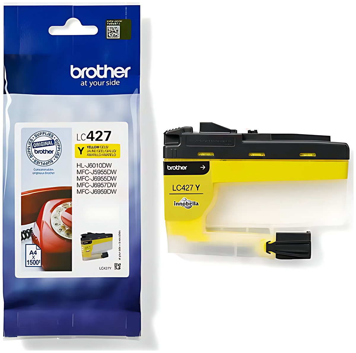 Brother LC-427Y Tintenpatrone gelb, 1.500 Seiten ISO/IEC 24711