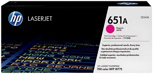 HP CE343A/651A Tonerkartusche magenta, 16.000 Seiten ISO/IEC 19798