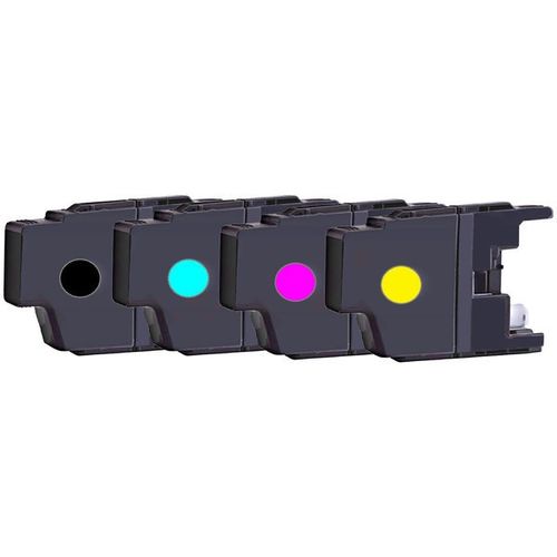 Kompatibel PRSBLC1280 Tintenpatrone MultiPack Bk,C,M,Y High-Capacity VE=4 (ersetzt Brother LC1280XLVALBPDR)