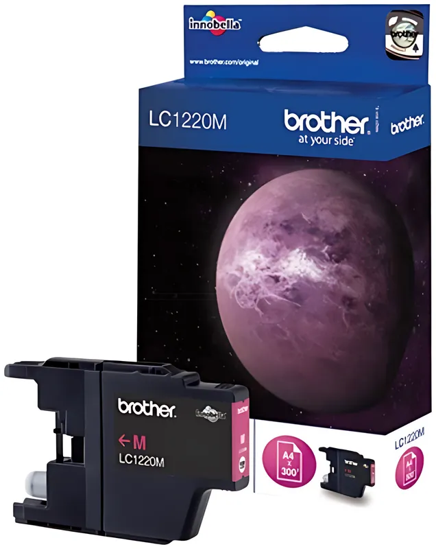 Brother LC-1220M Tintenpatrone magenta, 300 Seiten ISO/IEC 24711