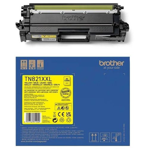 Brother TN-821XXLY Toner-Kit gelb High-Capacity, 12.000 Seiten ISO/IEC 19752