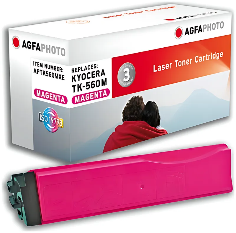 AgfaPhoto APTK560MXE Toner magenta, 20.000 Seiten 380 Gramm (ersetzt Kyocera TK-560M)