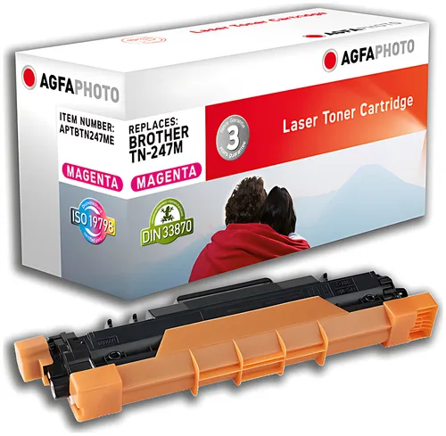 AgfaPhoto APTBTN247ME Toner-Kit magenta, 2.300 Seiten 60 Gramm (ersetzt Brother TN247M)