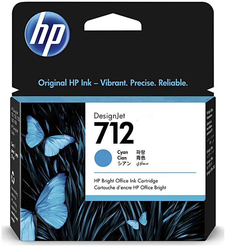 HP 712 Tintenpatrone cyan