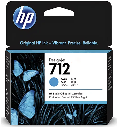 HP 3ED67A/712 Tintenpatrone cyan 29ml