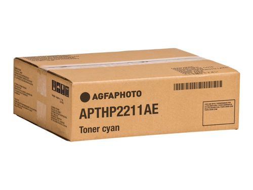 AgfaPhoto APTHP2211AE Tonerkartusche cyan, 1.250 Seiten 20 Gramm (ersetzt HP 207A/W2211A)