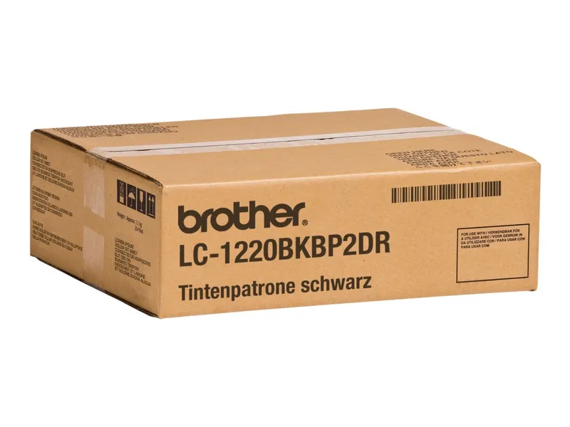 Brother LC-1220BKBP2DR Doppelpack