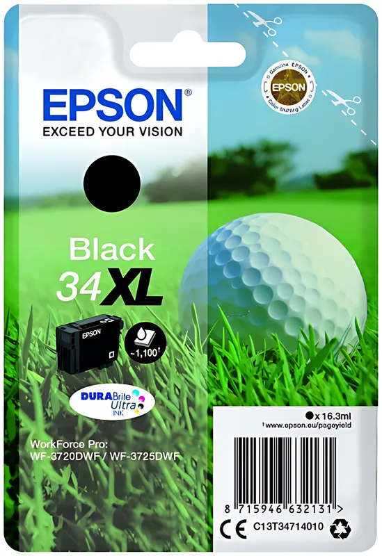 Schwarze 34XL Patrone