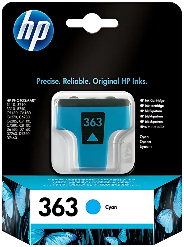 HP 363 Tintenpatrone cyan