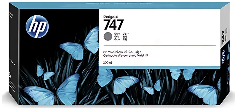 HP 747 Tintenpatrone grau