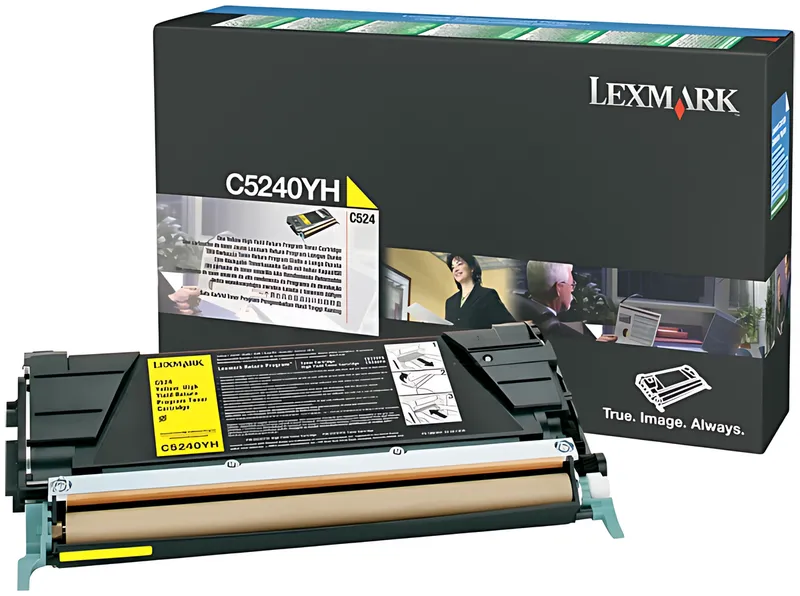 Lexmark C5240YH Toner-Kit gelb High-Capacity return program, 5.000 Seiten/5%