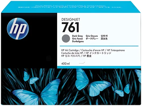 HP CM996A/761 Tintenpatrone grau dunkel 400ml