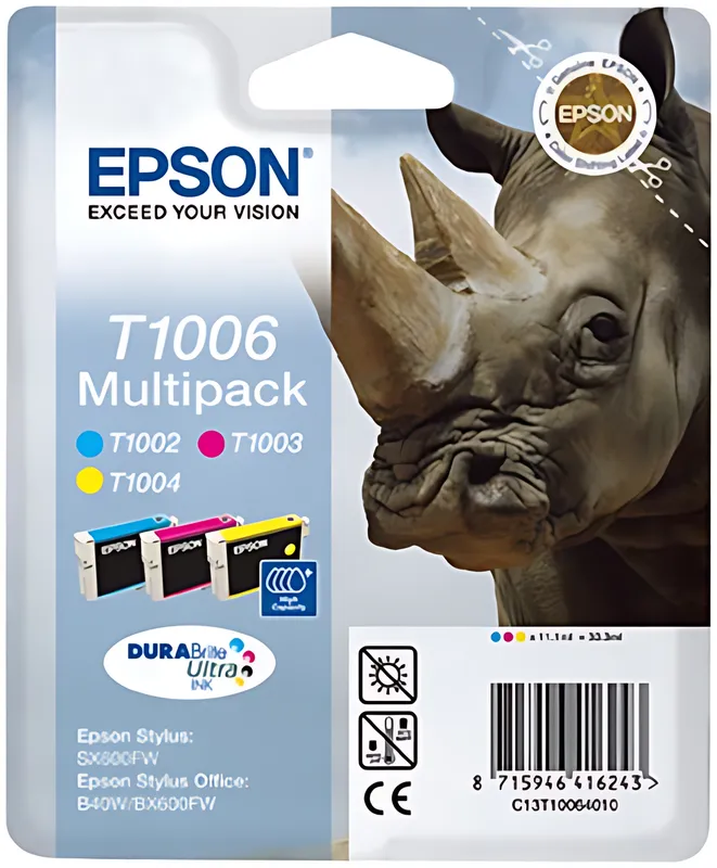 Epson C13T10064010/T1006 Tintenpatrone MultiPack C,M,Y 3x11,1ml VE=3