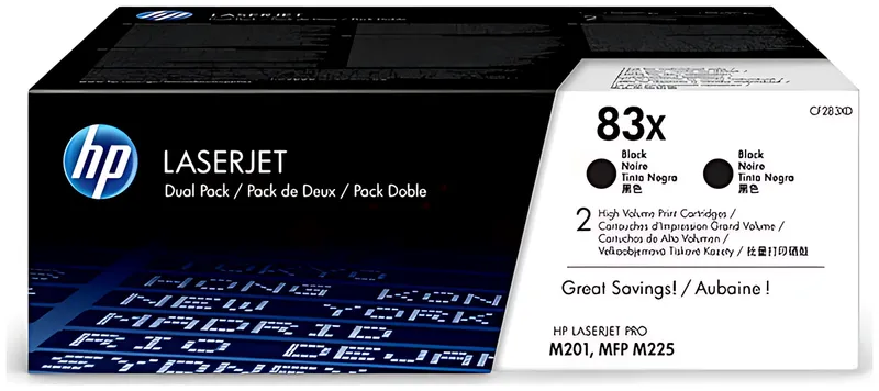 HP 83X Doppelpack