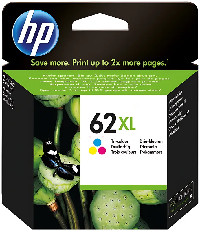 HP 62XL Farb-Druckkopfpatrone