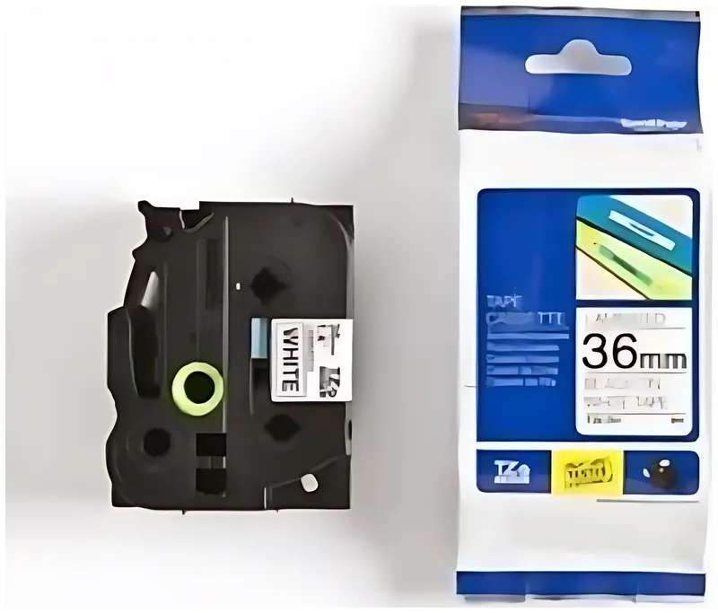 Brother TZE-261 DirectLabel schwarz auf weiss Laminat 36mm x 8m